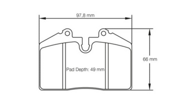 Pagid Racing Brake Pads No. 1203 - Competition Motorsport